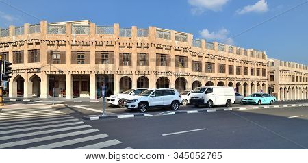Doha, Qatar - Nov 21. 2019. Falcon Souq - Falcon Market For Traditional Arab Hunting