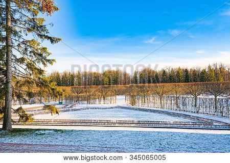 Catherine Park Near The Palace Of The Same Name, Tsarskoye Selo (pushkin). Saint Petersburg. Russia.