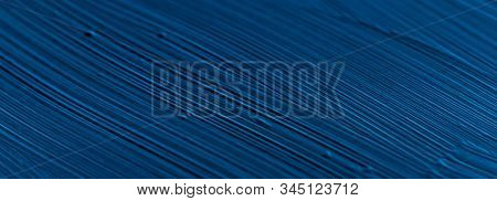 Cosmetics Abstract Texture Background, Blue Acrylic Paint Brush Stroke, Textured Cream Product As Ma