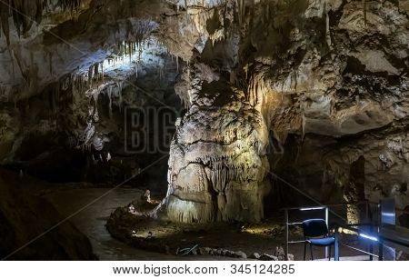 The  Prometheus Cave (also Kumistavi Cave) Near Tskaltubo In The Imereti Region, Georgia