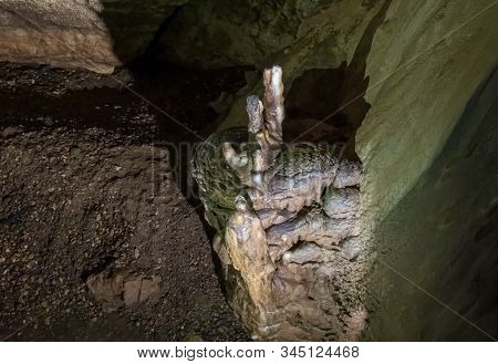 The  Prometheus Cave (also Kumistavi Cave) Near Tskaltubo In The Imereti Region, Georgia