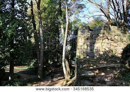 Oporto, Portugal- January 6, 2020: Beautiful And Idyllic Crystal Palace Gardens In Oporto, Porugal