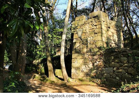 Oporto, Portugal- January 6, 2020: Beautiful And Idyllic Crystal Palace Gardens In Oporto, Porugal