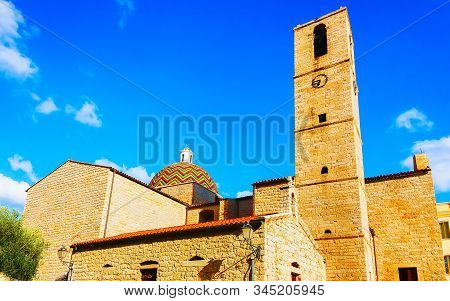 Church Of San Paolo Apostolo With Bell Tower Olbia Sardinia Reflex