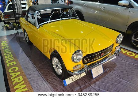Pasay, Ph - Nov. 16: 1978 Morris Garages Midget Mk 4 At Manila Auto Salon On November 16, 2019 In Sm