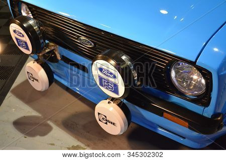 Pasay, Ph - Nov. 16: 1977 Ford Escort Rs Mk 2 Rally At Manila Auto Salon On November 16, 2019 In Smx