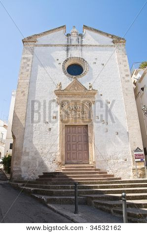 Kilise, Spirito Santo. Ostuni. Puglia. İtalya.