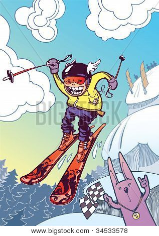 Bátor ski freerider