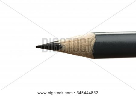 New Amazing Gray Triangular Pencil Isolated
On White Background