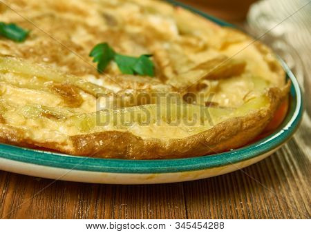 Chipsi Mayai, Chips And Eggs - Common Food Found In Tanzania, East Africa. Most Basic Form, Chipsi M