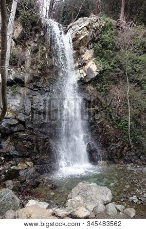 Caledonia falls trail, Troodos mountain, Cyprus                            