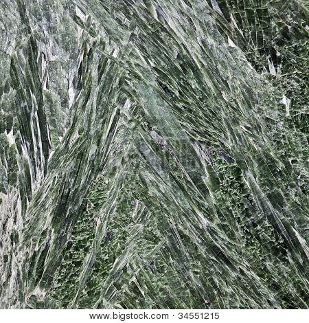 Crystal Actinolite สีเขียว