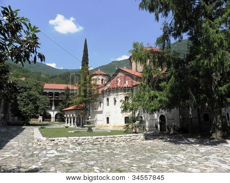 Cortile del monastero di Bachkovo.
