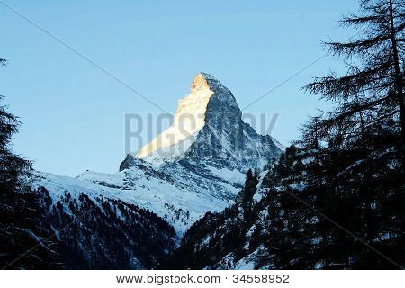 Splendid Matterhorn in Switzerland