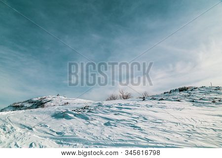 On The Matajur In A Winter Day