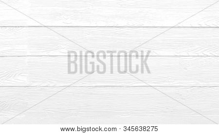 The White Patterned Wooden Background Is The Style Of Plank Wood.