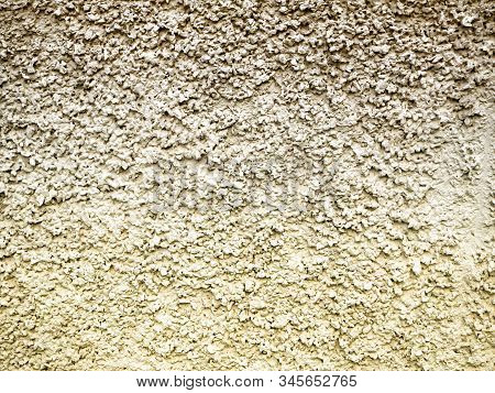 Painted Textured Plaster. Inhomogeneous Coarse Grained Stone Background Texture