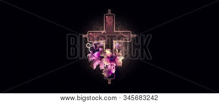 Religion, Death, Funeral, Cross. The Concept Of The End Of Life.