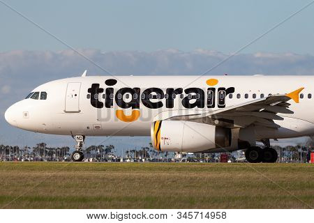 Melbourne, Australia - June 23, 2015: Airbus A230-232 Airliner Operated By Australian Low Cost Airli