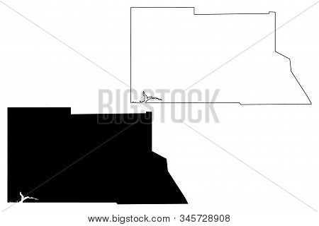 Archuleta County, Colorado (u.s. County, United States Of America,usa, U.s., Us) Map Vector Illustra