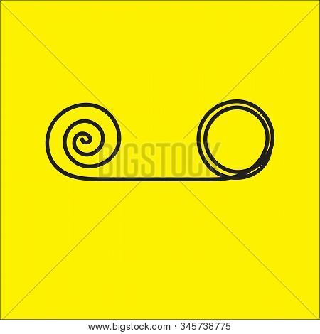 Psychotherapy Abstract Symbol, Tangle And Untangle Knot, Change Icon, Transformation, Evolution Sign