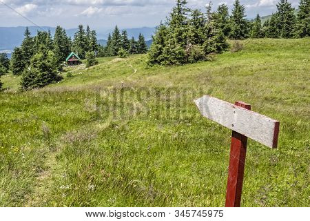 Big Fatra Mountains, Slovak Republic. Seasonal Natural Scene. Travel Destination. Hiking Theme.