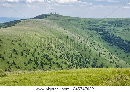 Krizna Hill, Big Fatra Mountains, Slovak Republic. Seasonal Natural Scene. Travel Destination. Hikin