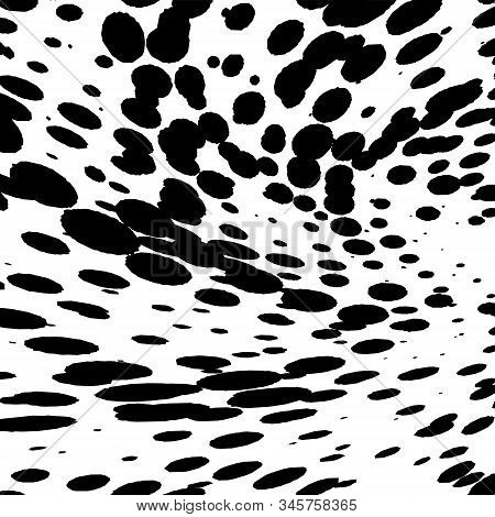 Halftone Dots Wavy Chaos Overlay Digonal Texture For Your Design. Grunge Distressed Artistic Backgro