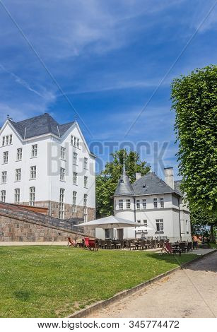 Restaurant In The Castle Garden Of Plon, Germany