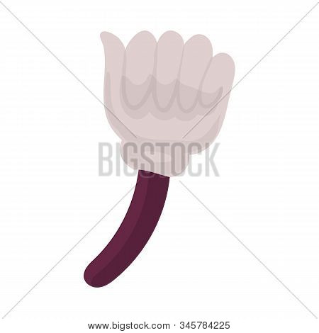 Vector Illustration Of Forefinger And Fist Symbol. Graphic Of Forefinger And Hand Stock Symbol For W