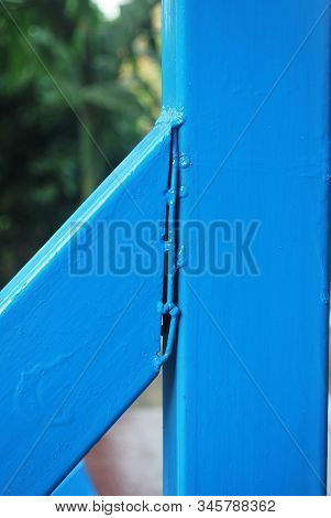 Welding Of Structural Steel Houses, Painted Rustproof.