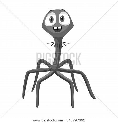 Germ Of Bacteria Vector Icon.cartoon Vector Icon Isolated On White Background Germ Of Bacteria.