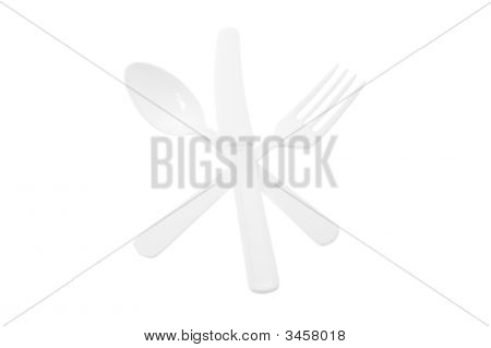 Plast bestik