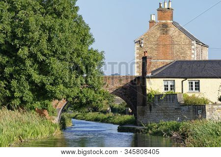 Nutshell Bridge Over Stroudwater Navigation Canal, Stonehouse, Gloucestershire