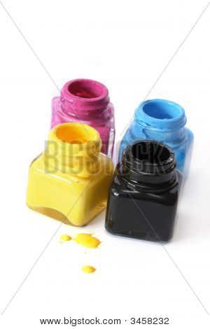 Cmyk Paint Buckets