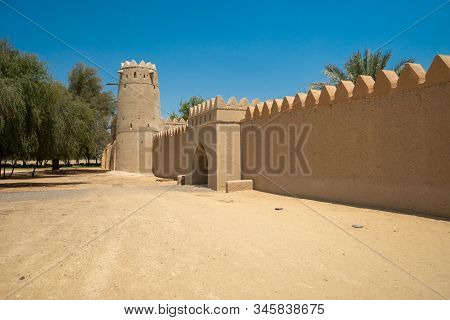 Al Jahili Fort In Al Ain In The Emirate Of Abu Dhabi, Uae