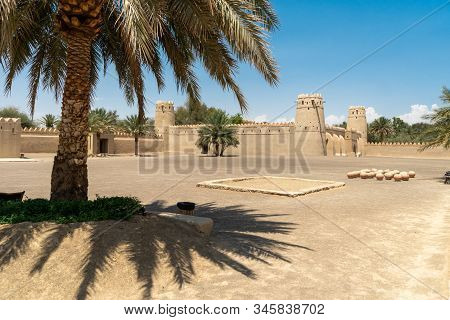 Al Jahili Fort In Al Ain In The Emirate Of Abu Dhabi, Uae