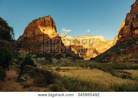 Zion National Park Is An American National Park Located In Southwestern Utah Near The Town Of Spring