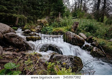 Mountain Stream In High Tatras National Park, Poland