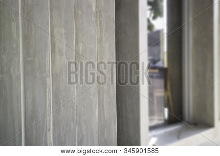 Exterior Design Loft Building In Summer Day, Stock Photo