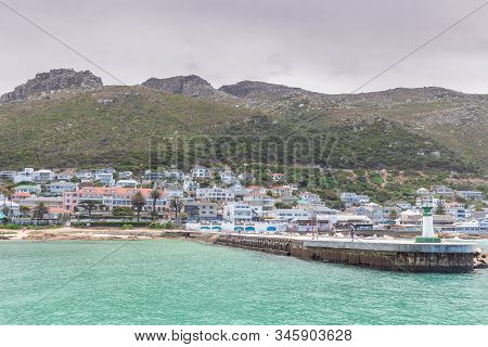 Kalk Bay, Western Cape Province, South Africa - December 30 2019: View Of Recreational Pier And Kalk