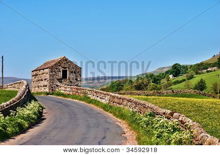 Maleriske dansk landevej