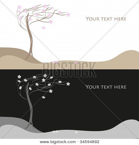 Sakura landskab