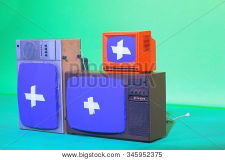 Tv Workshop Repair Old Appliances Retro Technics