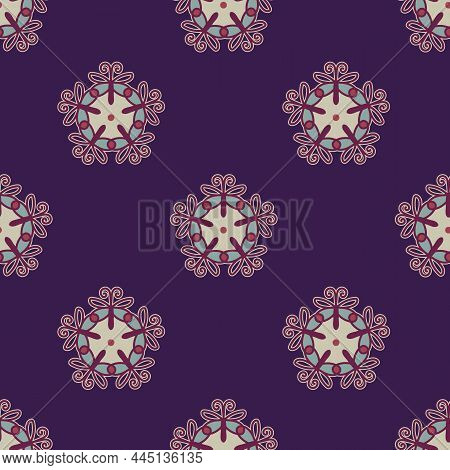 Nice And Elegant Seamless Vector Pattern. Can Be Used For Fabric, Textile, Wrapping And Packaging.
