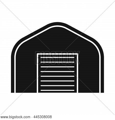 Vector Illustration Of Hangar And Canopy Icon. Graphic Of Hangar And Warehouse Vector Icon For Stock