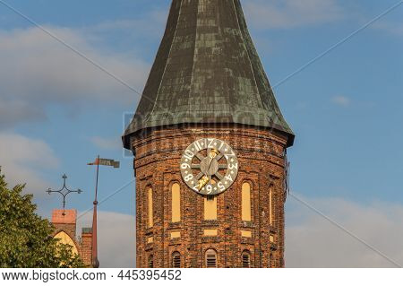 Kaliningrad, Russia - August 02 2019: Exterior View Of Konigsberg Cathedral On August 02 2019 In Kal