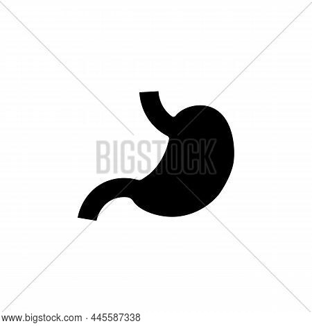 Stomach. Icon Flat. Modern Vector Pictogram For Web Graphics - Stock Vector