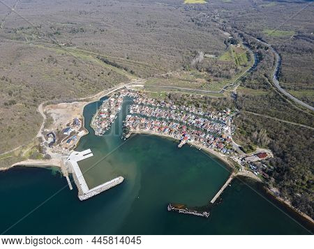 Aerial View Of Chengene Skele - Fishing Village (ribarsko Selishte) Near City Of Burgas, Bulgaria