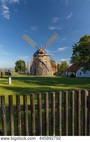 Windmill Kuzelov, Southern Moravia, Czech Republic